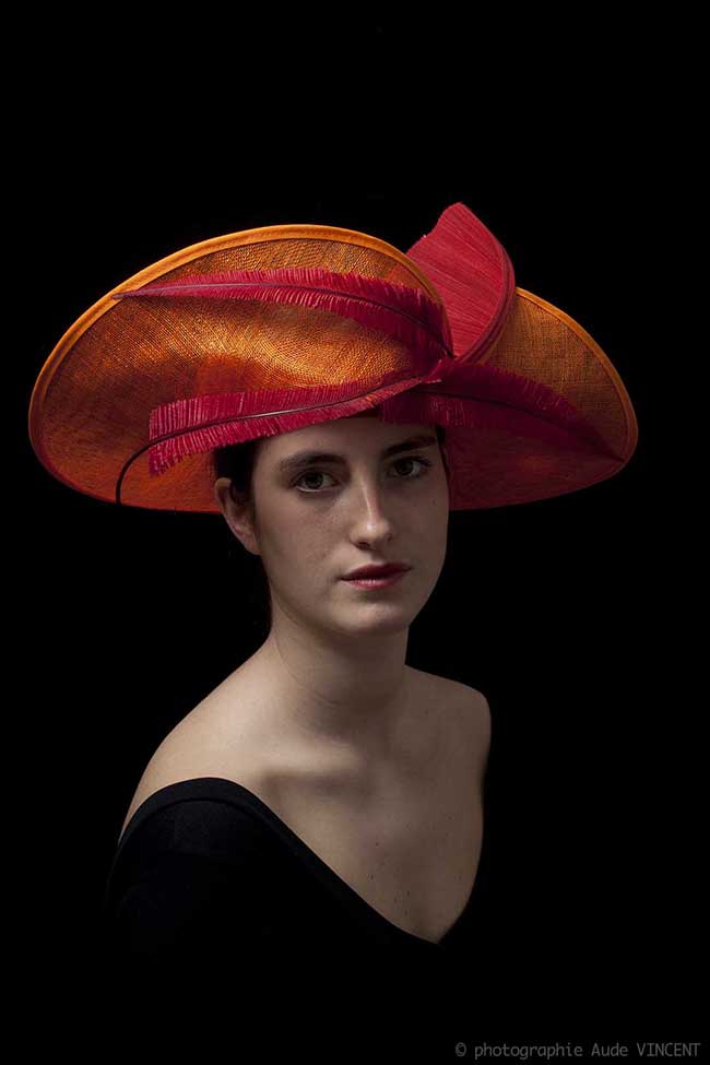Photographie du chapeau Ronda créé par Marika Chapka