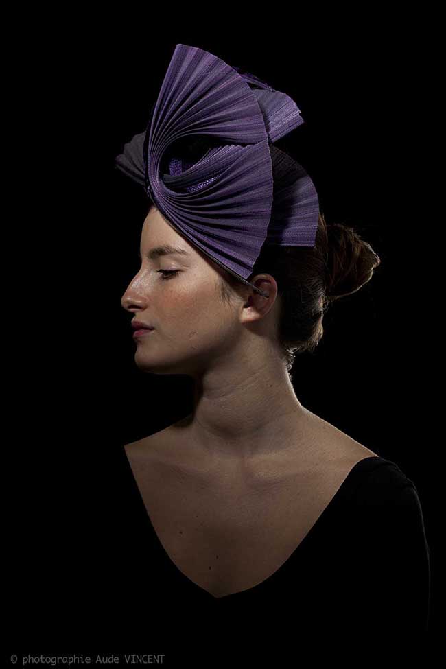 Photographie d’un chapeau créé par Marika Chapka