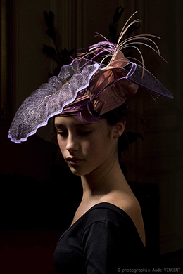 Photographie du chapeau Palerme créé par Marika Chapka