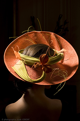 Photographie du chapeau Naples créé par Marika Chapka
