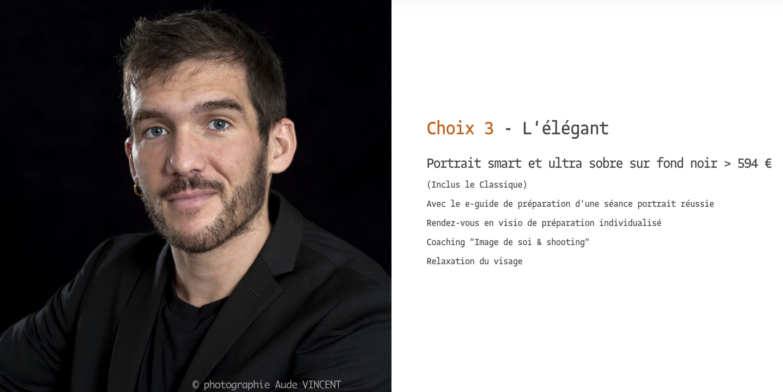 Les forfaits shooting Elegant 2