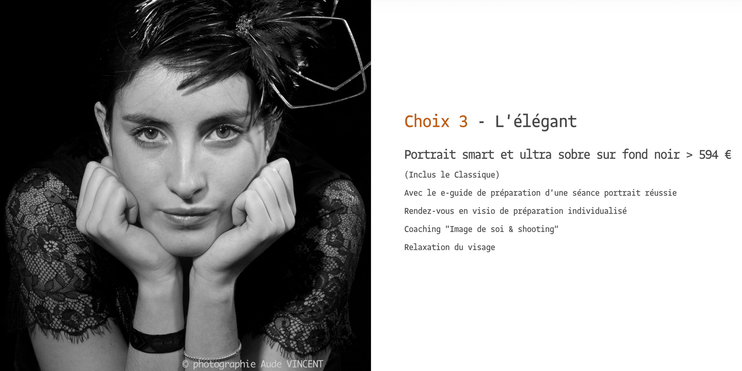 Les forfaits shooting Elegant 4