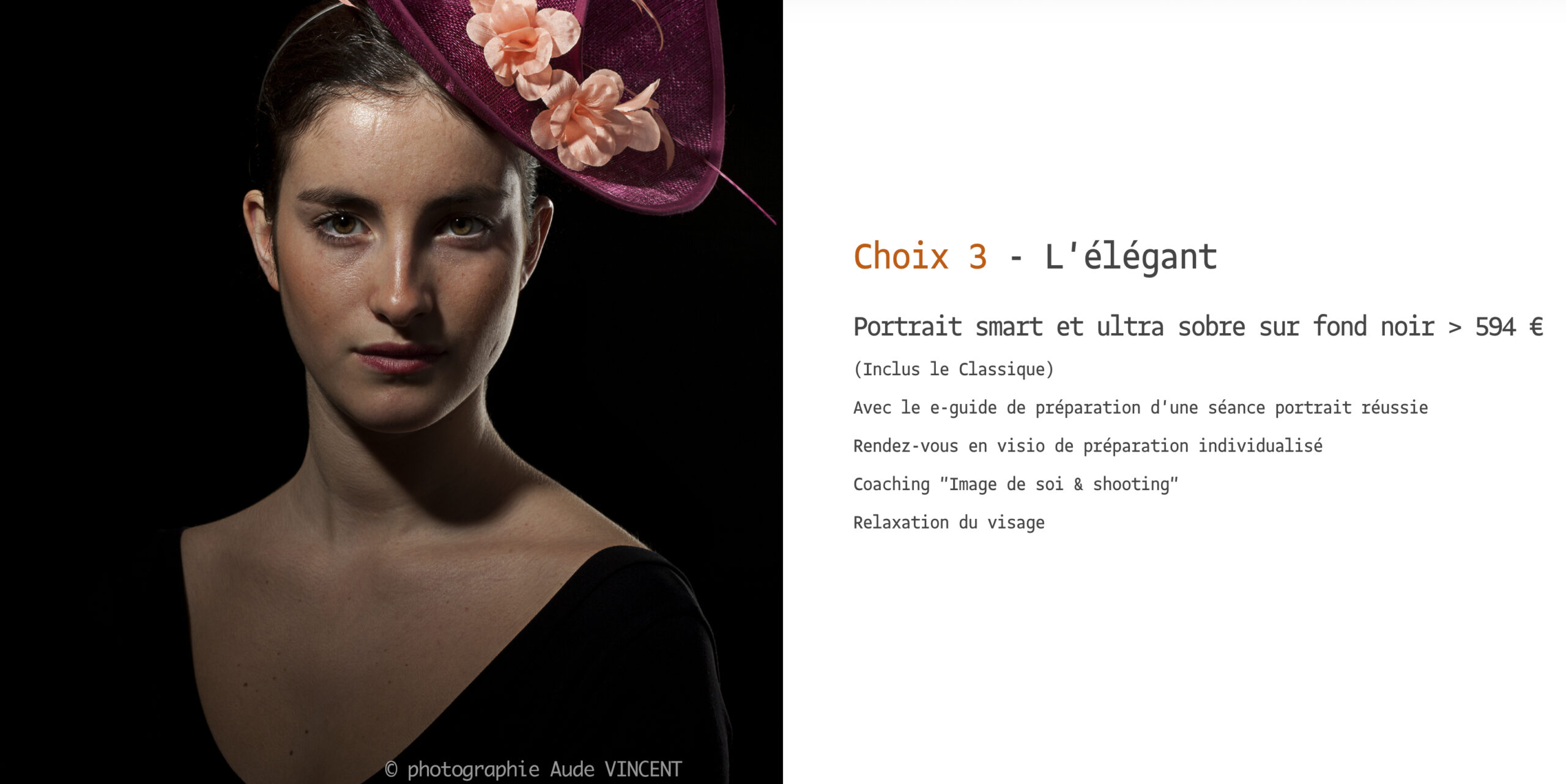 Les forfaits shooting Elegant 7