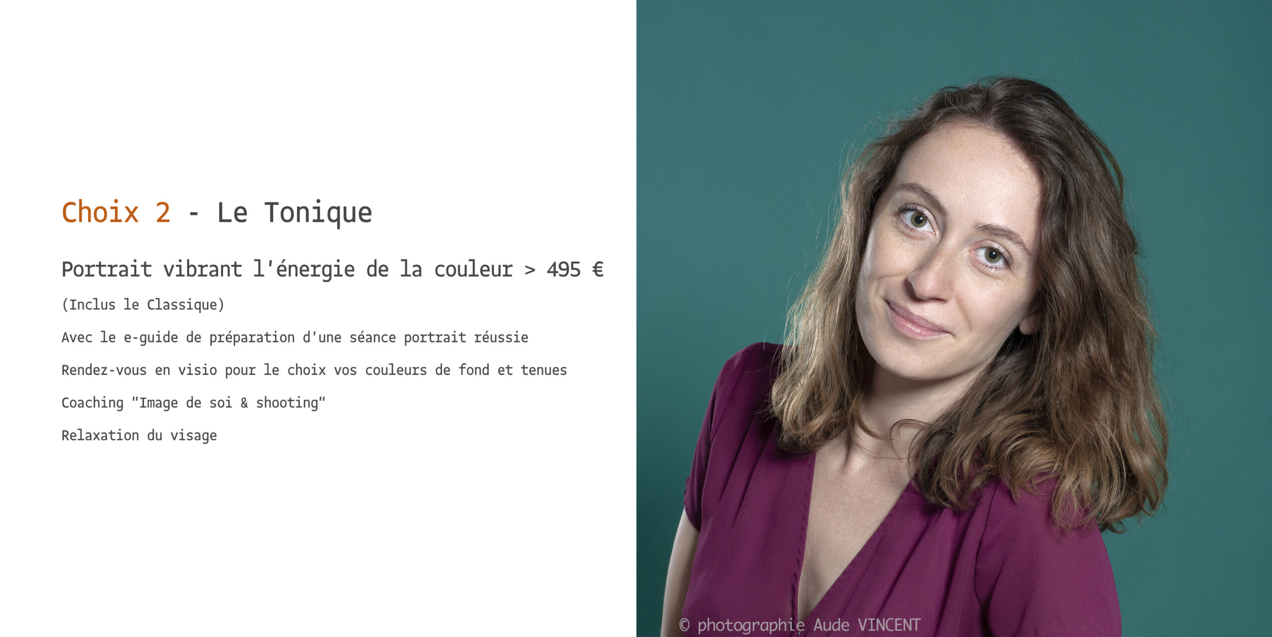 Les forfaits shooting Tonique 2